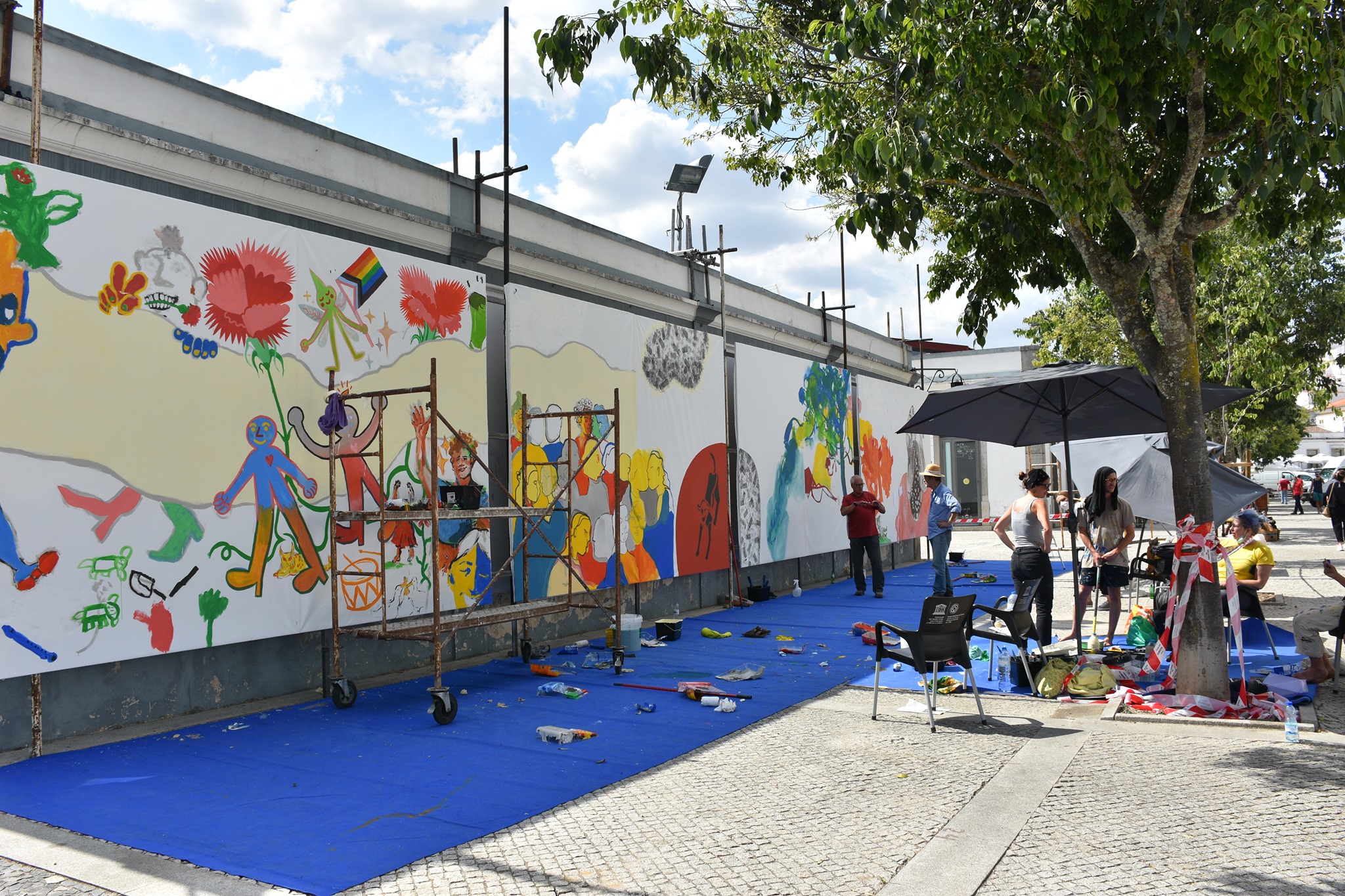 Mural em Évora