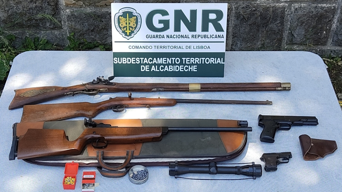Gnr apreende armas