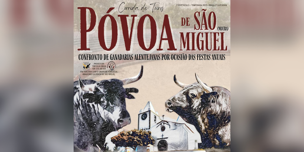 corrida de touros na póvoa de são miguel