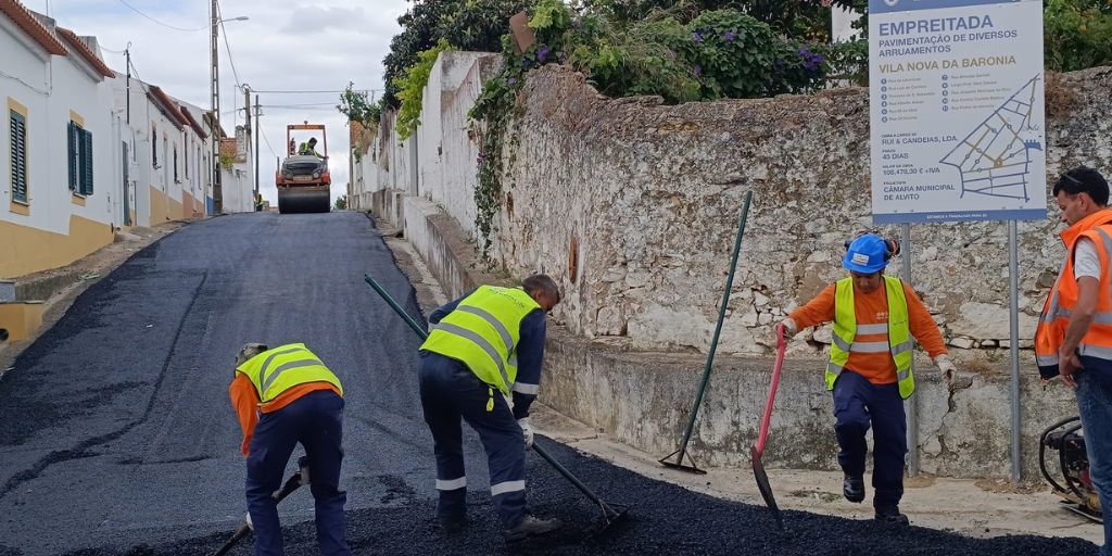 Vila Nova de Baronia: Obras de pavimentação de arruamentos já tiveram início
