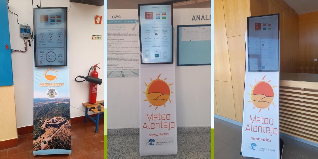 Serpa e Barrancos com ecrãs de informação meteorológica nas piscinas municipais