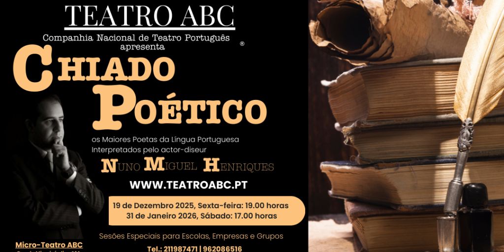 Florbela Espanca integra espetáculo poético que regressa ao Chiado neste Natal