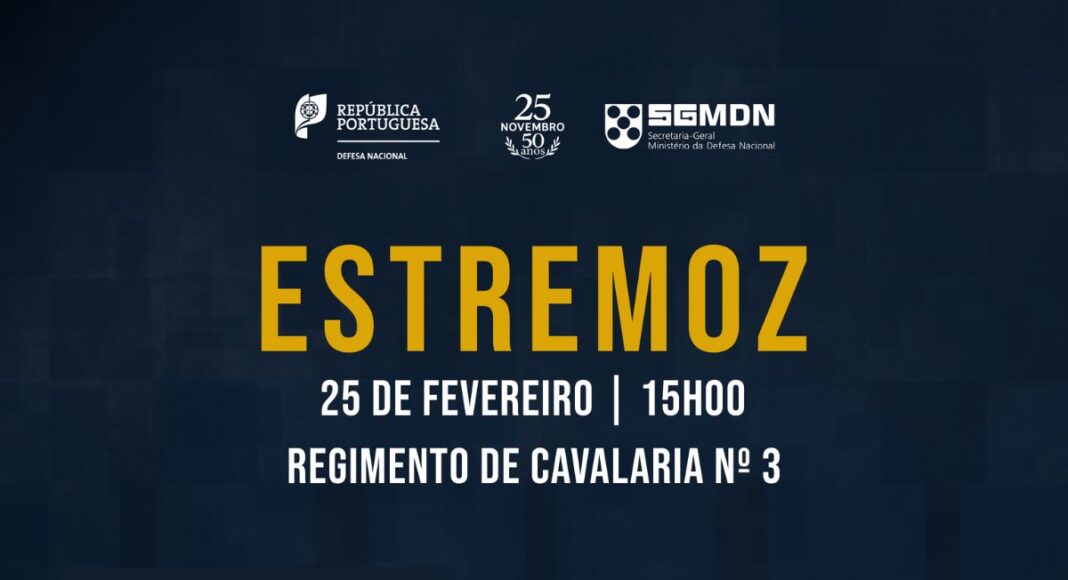 Estremoz recebe conferência sobre operações militares no 25 de Novembro de 1975 no Regimento de Cavalaria n.º 3