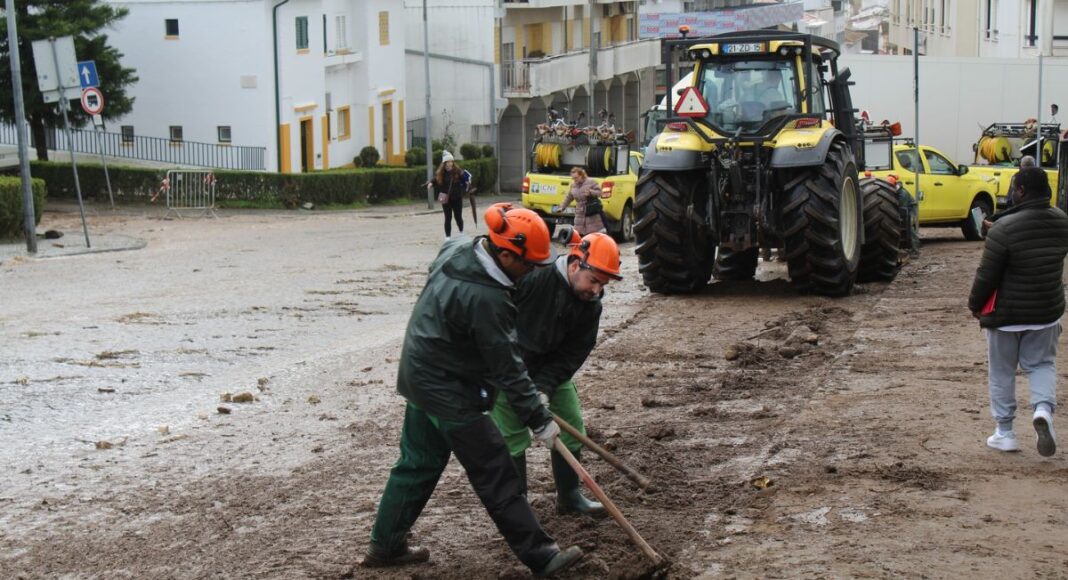 Depressão Leonardo: CIMAA mobiliza sapadores florestais e trator para apoiar limpeza em Portalegre