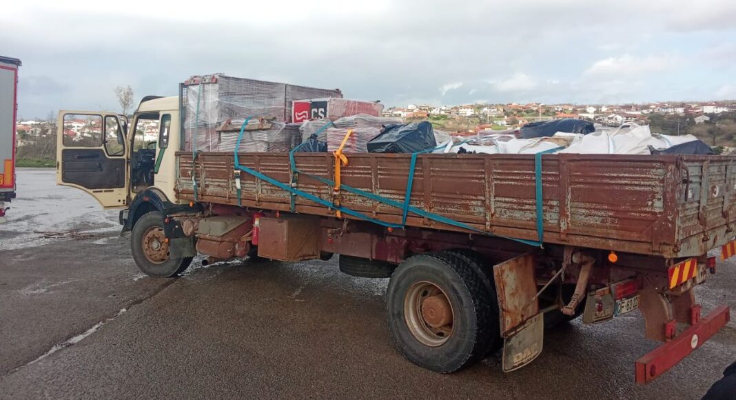 Alvito envia camião com bens alimentares e material de construção para apoiar distrito de Leiria