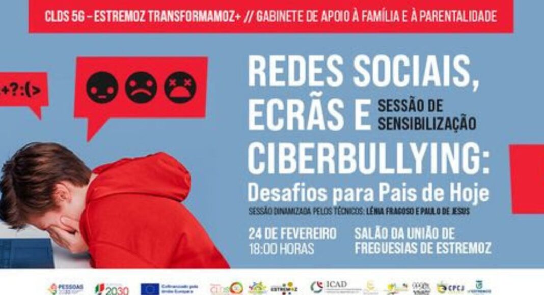 Estremoz promove sessão sobre redes sociais, ecrãs e ciberbullying dirigida a pais e educadores