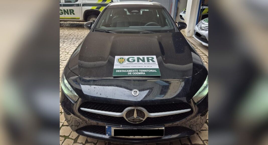 Viatura alugada e não devolvida acaba recuperada pela GNR em Vila Nova de Milfontes