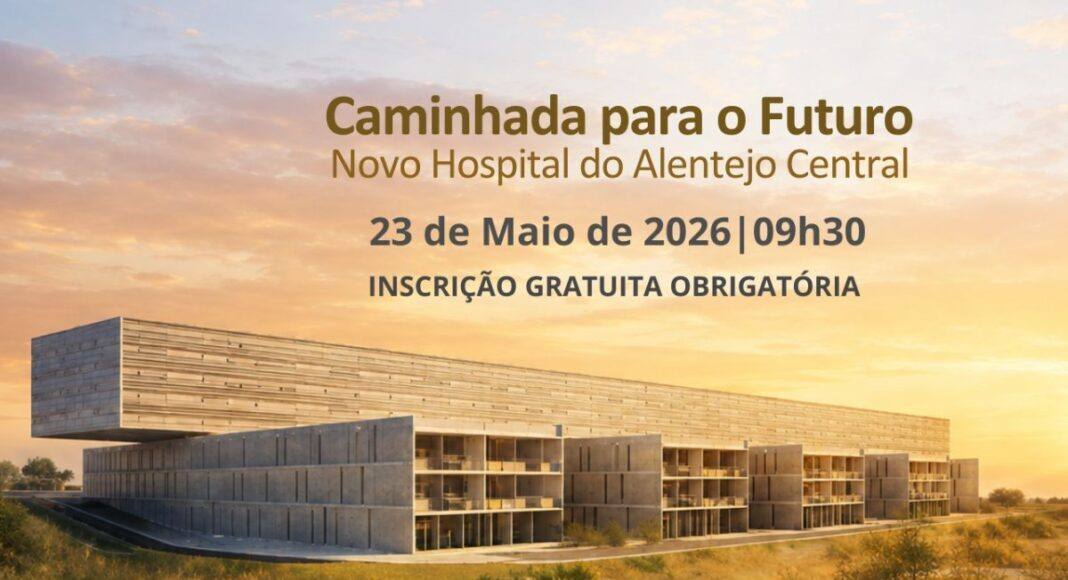 Há uma caminhada rumo ao novo hospital de Évora e qualquer pessoa pode participar