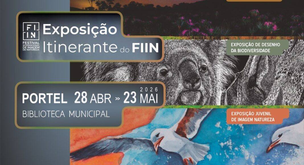 Exposição itinerante do Festival Internacional de Imagem de Natureza patente em Portel até 23 de maio