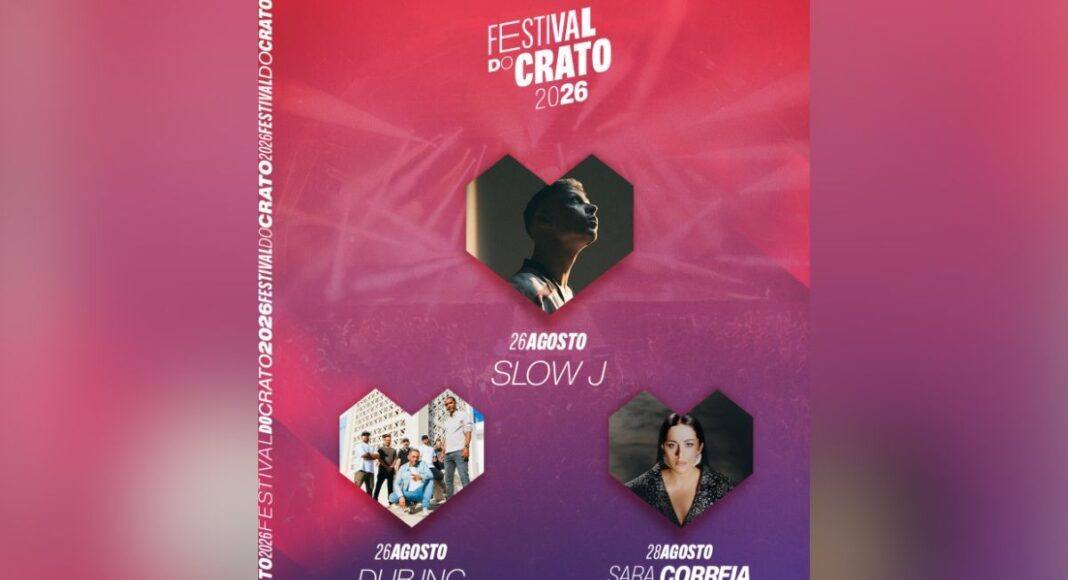Festival do Crato 2026 reforça cartaz com Slow J, Dub Inc e Sara Correia