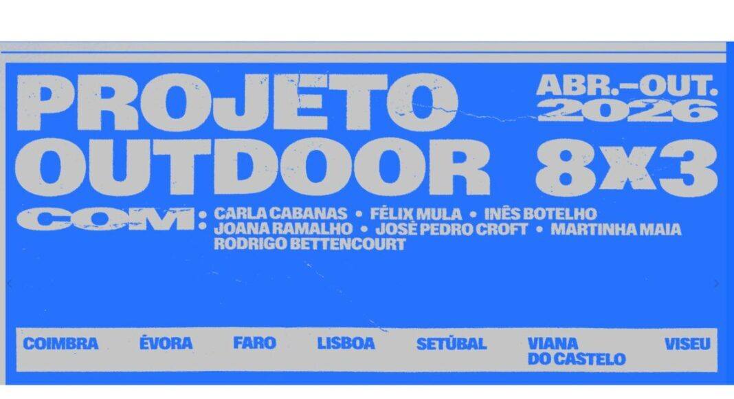 Projeto OUTDOOR ’26 leva arte contemporânea a painel publicitário em Évora