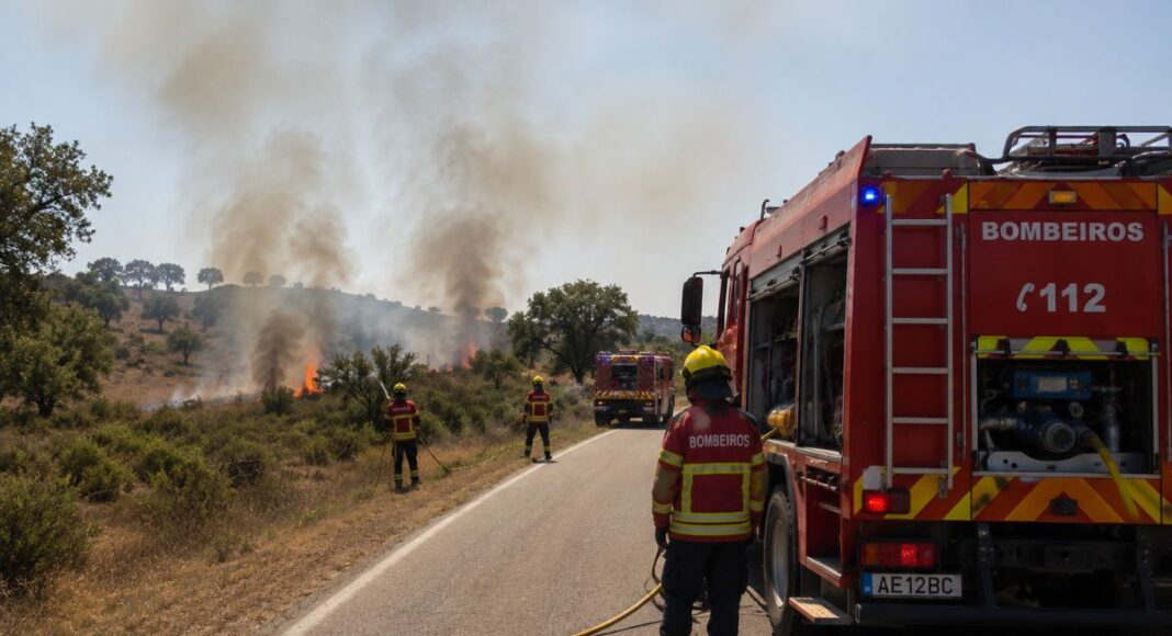 Incêndios: Fogo em Aljustrel está “80% dominado” e circulação na EN2 foi reposta