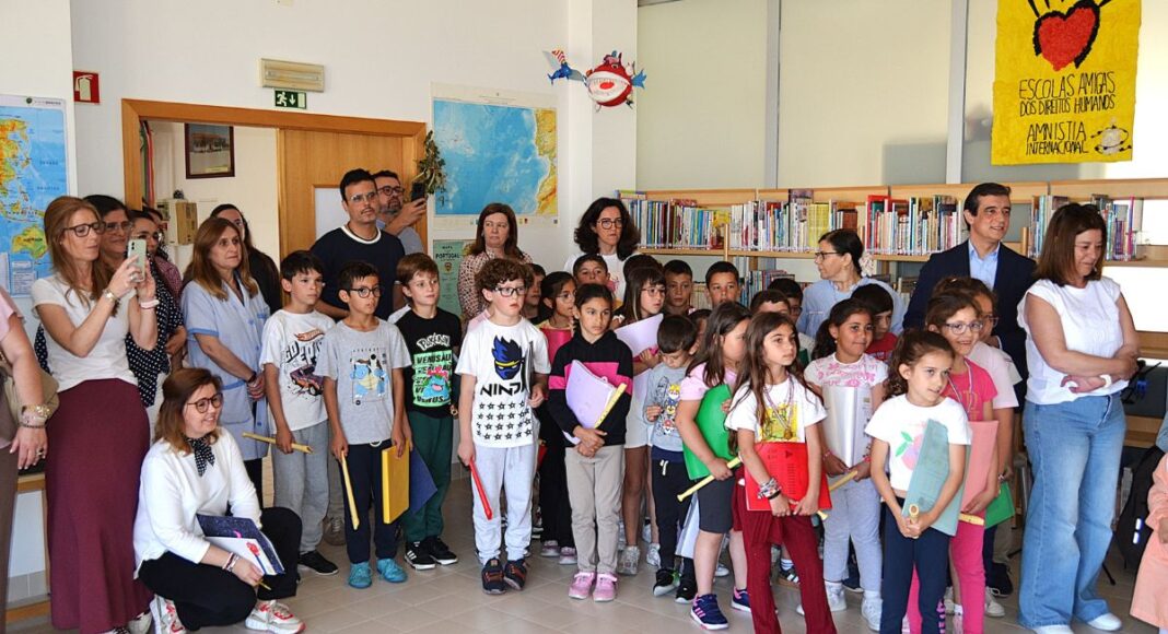 Centro Escolar de Montoito inaugura novo Ponto Biblioteca para promover a leitura entre os alunos